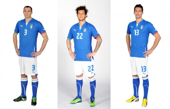 Maglie Puma dell’Italia ai Mondiali 2014