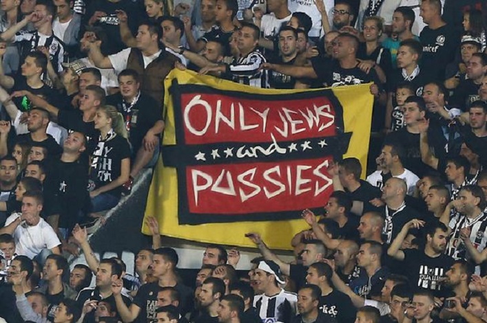 Europa League: antisemitismo in curva, il Partizan a rischio sanzioni