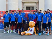 Italia con mascotte EuroBasket 2015
