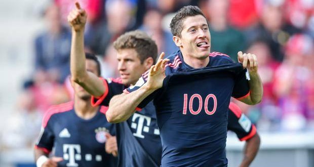 Bundesliga: Bayern 7 bellezze, con la carica di 101 Lewandowski