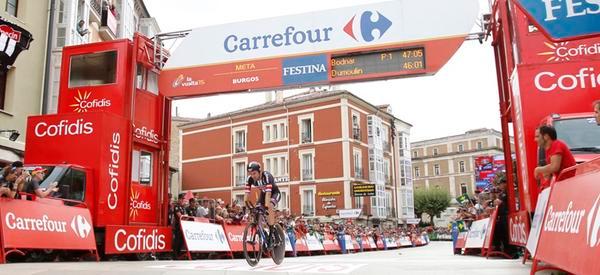 Vuelta 2015, Dumoulin mattatore e nuovo leader. Aru resiste