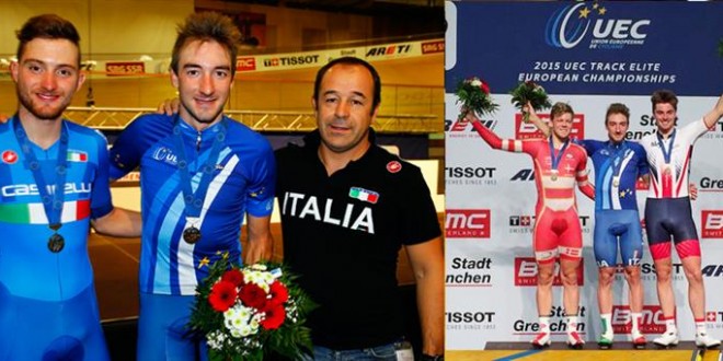 Grenchen 2015, 4^ giornata: grand’Italia. Viviani oro e Consonni argento