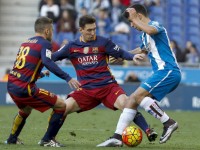 Messi Jordi Alba Espanyol-Barcellona Liga