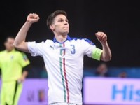 Gabriel Lima capitano Italia calcio a 5 Euro Futsal 2016