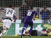 Buffon rigore parato Fiorentina-Juventus Serie A