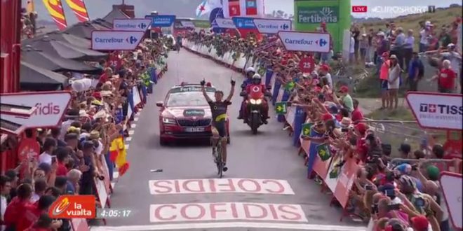 Vuelta a Espana 2016, ancora Francia con Calmejane. Atapuma in rosso