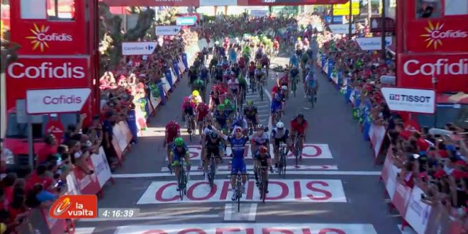 Vuelta a Espana 2016, a Meersman il primo sprint. Kwiatkowski leader