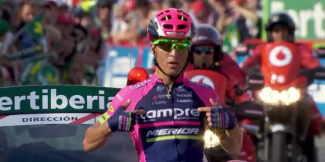 Vuelta a Espana 2016, numero di Valerio Conti: è finalmente gioia italiana!
