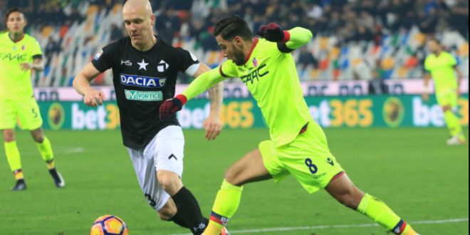 Serie A, 15ª giornata: Danilo, che goal! L’Udinese piega 1-0 il Bologna