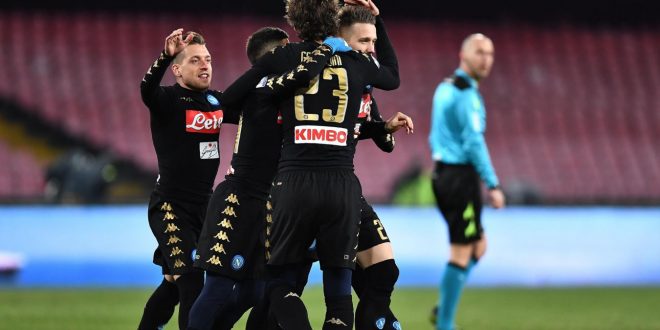 Coppa Italia, ottavi: Napoli-Spezia 3-1, uno-due micidiale nella ripresa