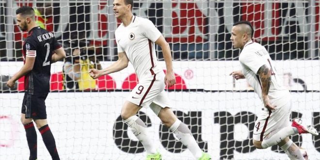 Serie A, 35ª giornata: Milan-Roma 1-4, prova di forza giallorossa e di nuovo 2° posto