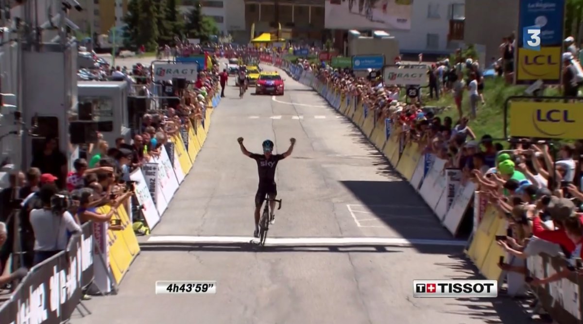Giro del Delfinato 2017, Kennaugh conquista l'Alpe d'Huez
