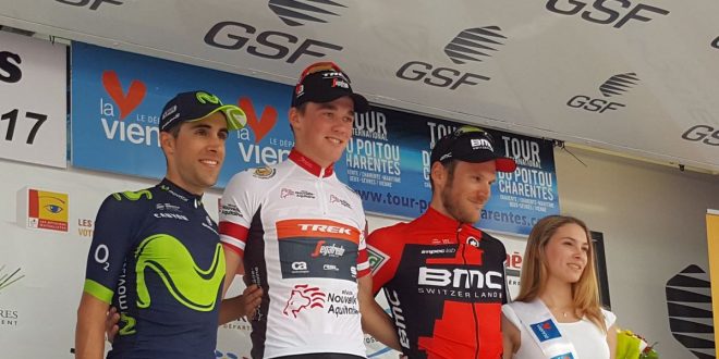 Tour du Poitou Charentes 2017, vince Pedersen. Ultima a Sarreau