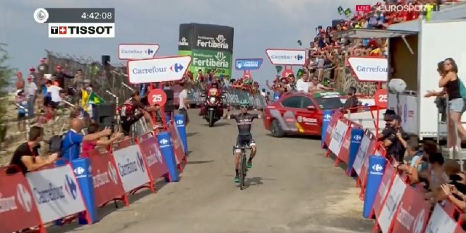 Vuelta a Espana 2017: Majka, un leone a La Pandera. Nibali terzo