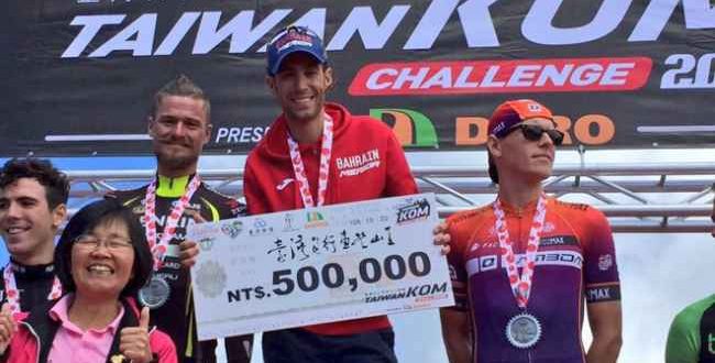 Vincenzo Nibali vince la durissima Taiwan KOM Challenge 2017