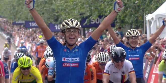 Ciclismo, Europei 2018: Marta Bastianelli campionessa d’Europa!