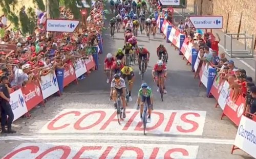 Vuelta a Espana 2018, Valverde beffa i velocisti