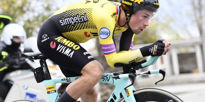 Vuelta a Espana 2019, fulmine Roglic: crono e maglia rossa