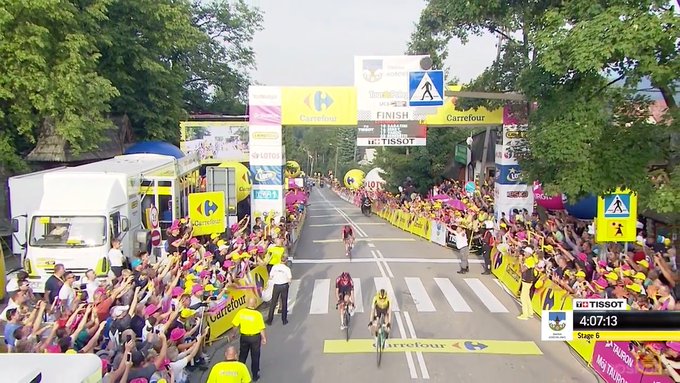 Giro di Polonia 2019, colpo doppio Vingegaard tappa e maglia