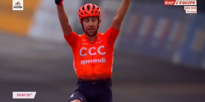 Giro d’Italia 2020, Cerny vince la ‘tappina’ di Asti