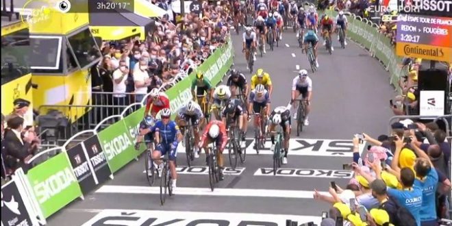 Tour de France 2021, Cavendish risorge a Fougères