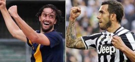 Verona-Juventus: Tevez contro Toni