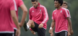 Cuadrado-Morata allenamento Juventus