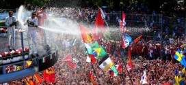 Podio GP Italia F1 Monza 2015