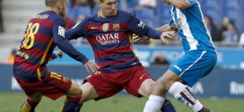 Messi Jordi Alba Espanyol-Barcellona Liga