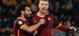 Salah-Dzeko Roma-Palermo serie A