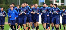 Nazionale Italia allenamento a Coverciano