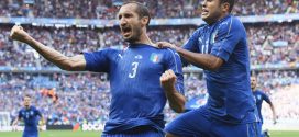 Chiellini-Eder Italia-Spagna Euro 2016