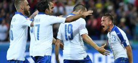 Giaccherini e altri azzurri Italia-Belgio Euro 2016