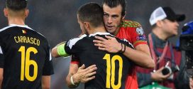 Hazard-Bale Galles-Belgio Euro 2016