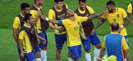 Neymar oro olimpico col Brasile a Rio 2016, foto Getty