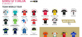 squadre giro 100 giro d'italia 2017